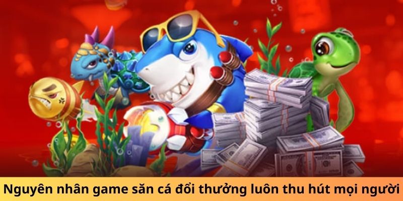 Nguyên nhân game săn cá đổi thưởng luôn thu hút mọi người